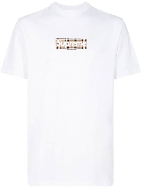 supreme burberry items|supreme Burberry box t shirt.